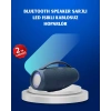 IPX5 Su Geçirmez Taşınabilir Bluetooth Hoparlör Renkli Işıklı