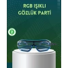 Işıklı LED Gözlük Parti Konser ve Etkinlik Aksesuarı