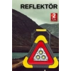 Işıklı Üçgen Reflektör Led Projektör Acil Durum Feneri Flaşör 500 Lümen