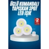 Kablosuz Pilli Işıldak  Masa Lambası Mutfak Tezgah Altı Banyo Dolabı Dolap İçi