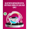 Kablosuz Şarjlı LED Masa Lambası Çalar Saat ve Beyaz Gürültü Özellikli