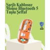 Kablosuz Sessiz Ergonomik ve Şarjlı Fare - Gelişmiş Çoklu Cihaz Desteği