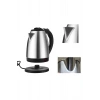 Kettle Su Isıtıcı C F Priz Uyumlu 220 - 240 V Paslanmaz Çelik Kablolu