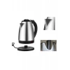 Kettle Su Isıtıcı C F Priz Uyumlu 220 - 240 V Paslanmaz Çelik Kablolu
