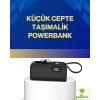 LED Göstergeli 2000mAh Cep Tipi Hızlı Şarj Powerbank