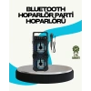 LED Işıklı Kablosuz Hoparlör – Bluetooth FM Radyolu Taşınabilir Şarjlı