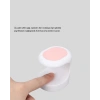 LED Mini Oje Kurutucu Taşınabilir Hızlı Kuruma Cihazı 3 LED Işıklı