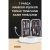 Manikür Pedikür Seti İkili Set El ve Ayak Bakımı Nasır Temizleme Protez Tırnak Çıkarma