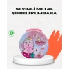 Mini Çocuk Para Kasası Güvenli Kilitli Birikim Kutusu