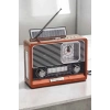 Nostaljik Görünümlü USB Girişli Bluetooth Bağlantılı Radyo