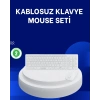 Ofis ve Ev Kullanımı İçin Kablosuz Klavye Fare Seti - Ergonomik ve Pratik