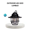 Outdoor Retro Kamp Işığı Uzun Ömürlü Pil Taşınabilir Suya Dayanıklı