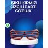 Parti ve Festival Aksesuarı LED Işıklı Gözlük
