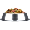 Paslanmaz Çelik Metal Mama Kabı 34 cm.
