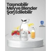Pembe ve Beyaz Renk Seçenekli Mini Boy Meyve Sıkıcı