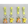Pikachu Raichu Silikon Anahtarlık