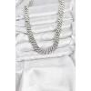 Pirinç Cuba Chain Gurmet Model Kolye 5886