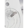 Pirinç Gümüş Renk Zirkon Taşlı Kıkırdak Model Kadın Küpe 5886