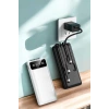 Powerbank 20.000 Mah Dijital Göstergeli LCD Ekran Uzun Pil Ömrü