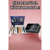 Powerbank Aynalı Bluetooth Kulaklık Ve Akıllı Saat Seti ANC Özelliği Dokunamatik