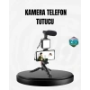 Profesyonel Vlog Çekim Kiti LED Işıklı Tripod Mikrofonlu Telefon Seti