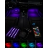RGB Araç İçi Şerit LED Seti Müzik Kontrollü Ambiyans Aydınlatma