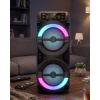 RGB Işıklı Taşınabilir Bluetooth Hoparlör Güçlü Stereo Ses
