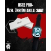 RS12 PRO+ Titanyum Kasa Akıllı Saat – Uyku ve Nabız Takibi Suya Dayanıklı Bluetooth Arama