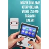 Şarjlı El Atarisi 3.5 İnç Ekran Kitap Okuma Müzik Dinleme Ve Video İzleme