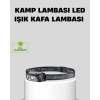 Şarjlı LED Kafa Feneri | 4 Modlu Akıllı Sensörlü Far | Su Geçirmez IPX5 Kamp ve Balıkçı Lambası