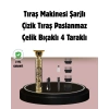 Şarjlı Titanyum Bıçaklı Saç Kesme Makinesi