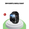 Sesli Arama Özellikli SIM Kartlı Siyah Akıllı Saat