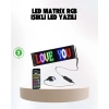 Şık ve Fonksiyonel RGB LED Panel Canlı Renk Yansımalı Işık Sistemi