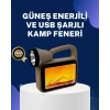 Solar Alev Lambası – Kamp Bahçe ve Dış Mekan İçin