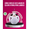 Solar ve USB Şarjlı Su Geçirmez Katlanabilir LED Lamba