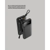 Taşınabilir 20.000 mAh Hızlı Şarj Powerbank 4 Çıkışlı