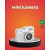 Taşınabilir Cep Boy Dijital Kamera LED Işıklı 1080P Video Çekim