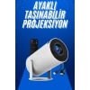 Taşınabilir Projeksiyon Ayaklı Projektör Android Uyumlu HDMI Girişli