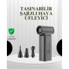 Taşınabilir Şarjlı Güçlü Hava Üfleme Aleti Çok Yönlü Kullanım