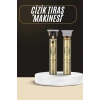 Tıraş Makinesi Şarjlı Çizik Tıraş Paslanmaz Çelik Bıçaklı 4 Taraklı