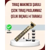 Titreşim Motorlu Erkek Saç ve Sakal Düzeltici