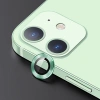 USAMS İPhone 12 - 12 Mini 3D Metal Çerçeveli Kamera Lens Koruyucu-(5775)