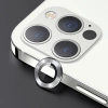 USAMS İphone 12 Pro Max 3D Metal Çerçeveli Kamera Lens Koruyucu-(5775)