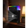 USB Şarjlı Masaüstü Sprey Fan Taşınabilir Serinletici RGB Işıklı Mini Klima