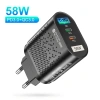USLİON PD 58W USB + Type-c Hızlı Şarj Başlığı-(5775)