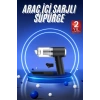Vakumlu Süpürge Şarjlı Elektrikli Mini Taşınabilir Uzun Ömürlü Hazneli