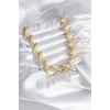 VIP Seri Özel Tasarım Gold Renk Kadın Kolye 5886