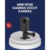 Vlog Seyahat ve Günlük Video Çekimleri İçin Mini Kamera