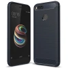 Xiaomi Mi 5x Dark Ultra Koruma Karbon Fiber Doku Silikon Kılıf-(5775)