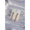 XUPİNG Rose Renk Zirkon Taşlı Su Yolu Küpe 5886